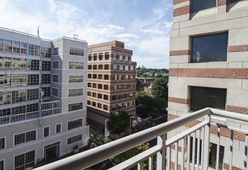 Balcony view at West End Residences, Washington, DC, 20037